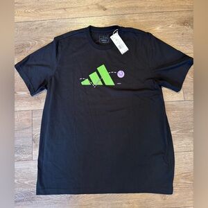 Adidas Mens Tennis Play Black T-Shirt  Size XL NWT